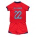 England Jude Bellingham #22 Barnkläder Borta matchtröja till baby VM 2022 Kortärmad (+ Korta byxor) Billigt